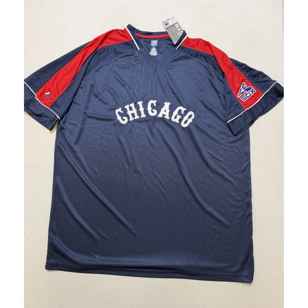Majestic Cooperstown Collection Men's 3XL Chicago White Sox Jersey Shirt Navy